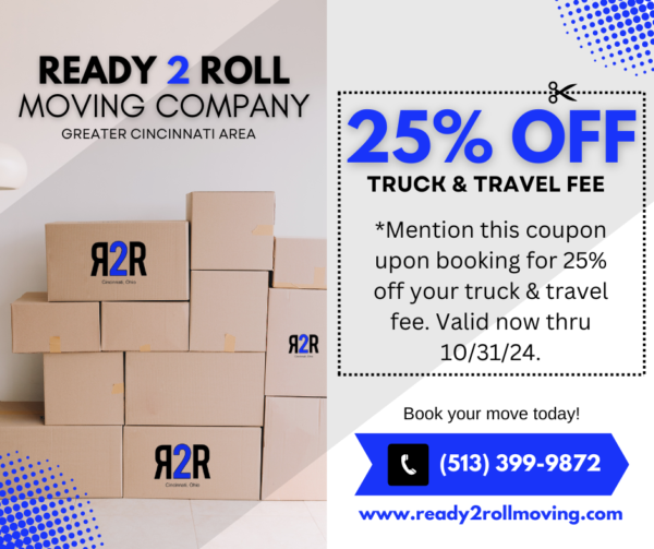 Fall Cleaning Tips Before Your Big Move 3 READY 2 ROLL 2024 COUPON