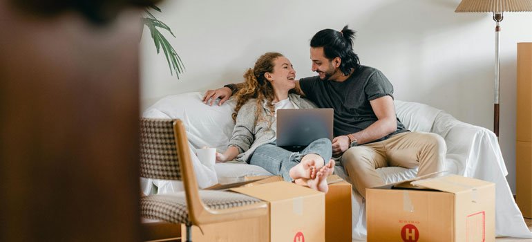 Moving Services 2 a happy couple