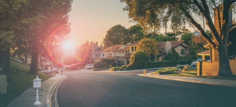 Tips for Moving to a Senior Living Cincinnati Ohio Facility 1 A peaceful suburban street at sunset