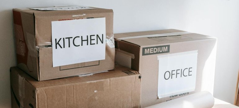 What You Need To Know Before Moving To Middletown Ohio 3 Packed boxes ready for a move, showing what you need to know before moving to Middletown Ohio efficiently.