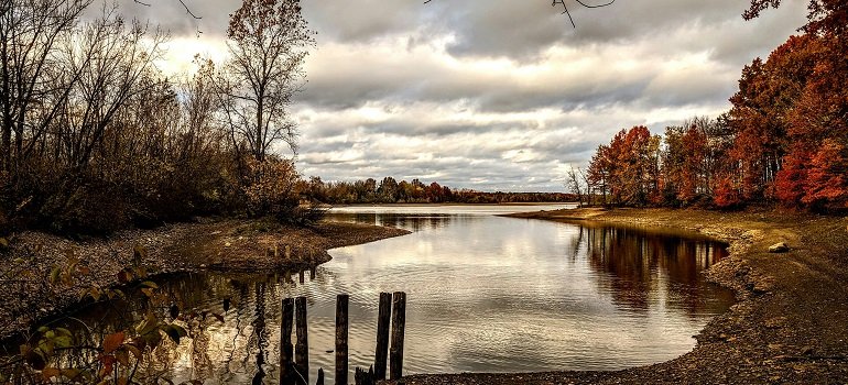 Challenges of moving to Milford OH and how to handle them 2 Autumn river landscape welcoming families moving to Milford OH