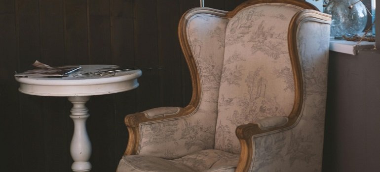 4 easy items to get rid of before moving 3 Old armchair and similar household items to get rid of before moving