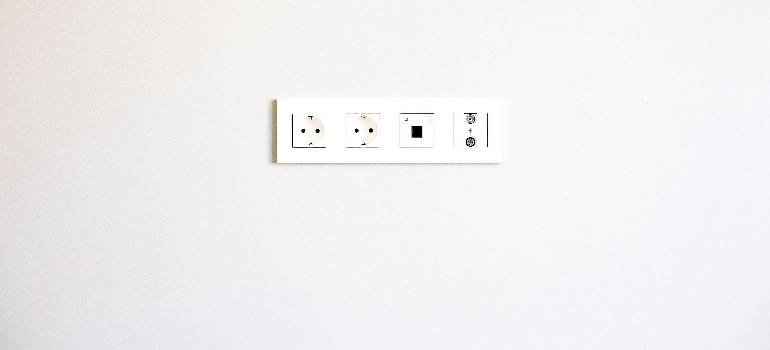 Tips for moving economically from Hamilton to West Chester 5 New home wall outlets ready for utilities setup